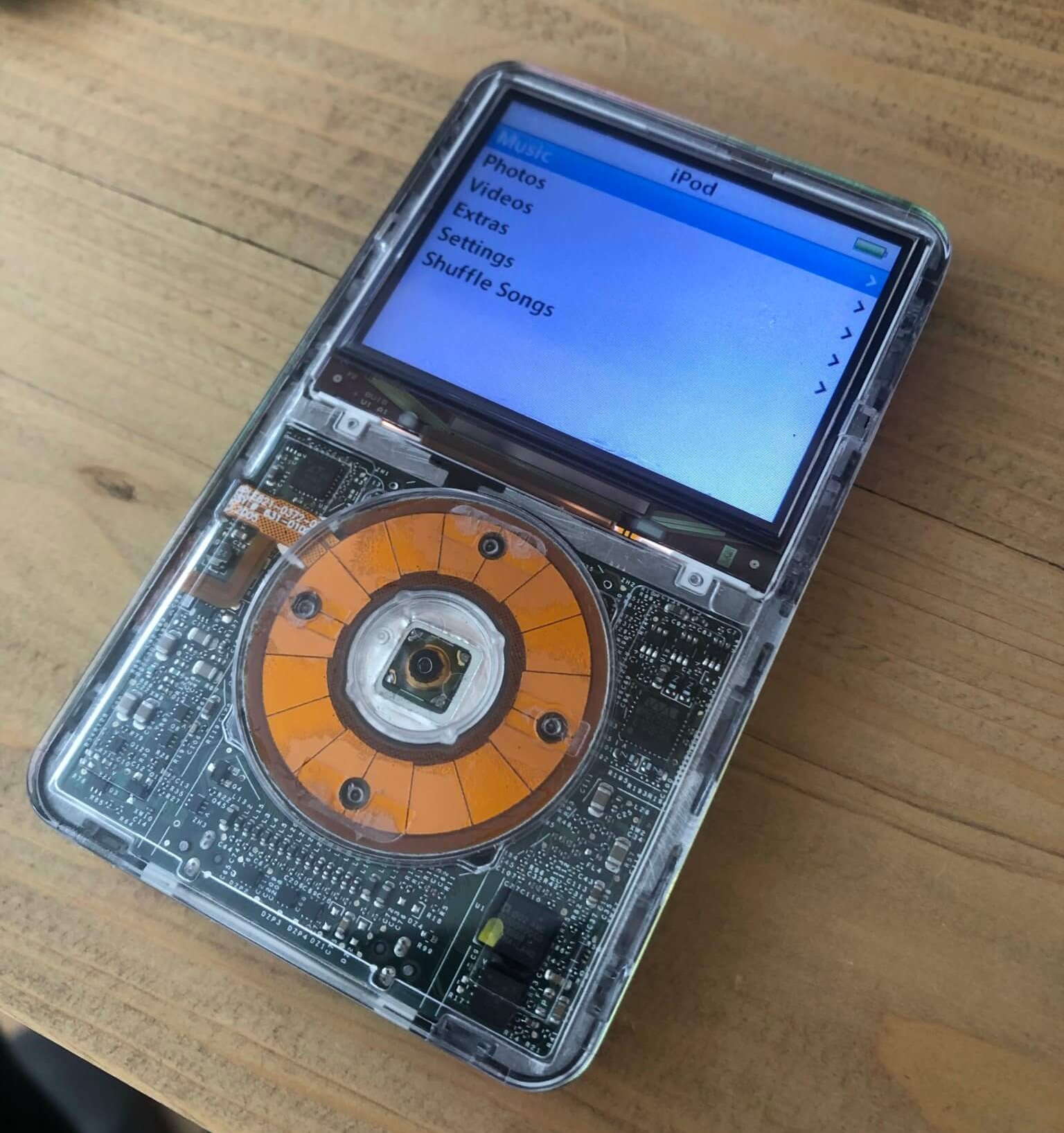 Customized Transparent iPod